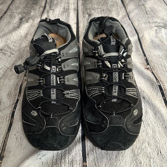 Dr. Comfort Performance Men's Athletic Black and Gray Shoe, Size 8XW, Pre-owned - Picture 1 of 7